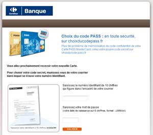 Choixducode Pass Fr Choix Du Code Pass Carrefour