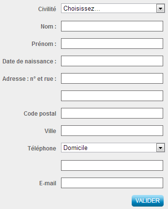 Accédez au formulaire de demande de nouveau code d'accès par courrier sur SOFINCO