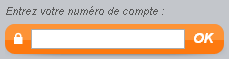 Entrez votre numero de compte