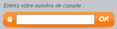 Entrez votre numéro de compte