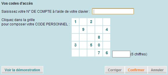 Connectez vous à votre compte du Crédit Agricole Aquitaine