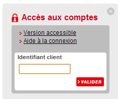 Connectez vous à votre compte de la Caisse d'Epargne